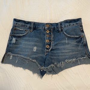 Free People Denim Shorts